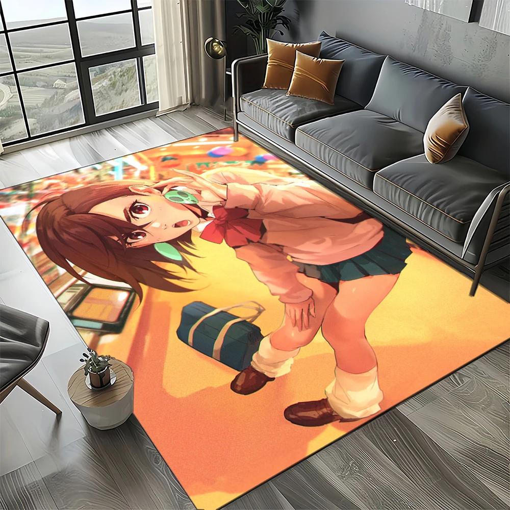 2025 New Style DAN DA DAN Anime Cartoon Carpet Rug for Living Room Bedroom Home Sofa Decoration,Kid Play Non-slip Floor Mat Gift