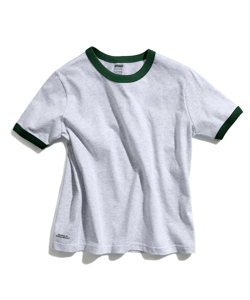 MINIMALPROJECT Under Log Ringer Short Sleeve T-Shirt Mst186 [Ashgray]