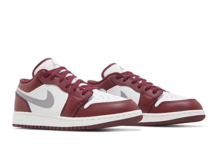Kids' Sneakers Jordan 1 Low Bordeaux (GS) Cherrywood Red/Cement Grey/White