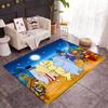 Tappeti Antiscivolo a Tema Avventura della Famiglia Moomin - Arredamento per la Casa in Poliestere, Adatti per Camere da Letto, Soggiorni, Ingressi, Studi e Decorazioni