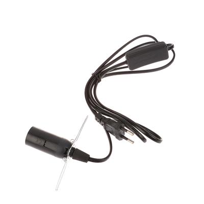 Wisząca lampa solna z żarówką LED, uchwyt do lampy wiszącej, wtyczka EU, przewód zasilający 1,8 m, gniazdo E14, podstawa lampy z przełącznikiem
