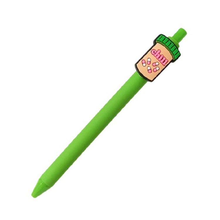 Neuartiger Gesundheits-Gelstift 0,5 MM Spitze Einziehbarer Gelstift Schnelltrocknend Glattes Schreiben zum Schreiben Notieren Journaling