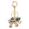 1PC Diamond Elephant Keychain Pendant Animal Theme Cartoon Keychain Creative Small Gift Car Keychain Bag Pendant