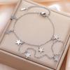 Trendy Gold Color Stars Finger Bracelet Stainless Steel Women's Hand Bracelet Ring Jewelry Birthday Gift 2026 Wholesale New