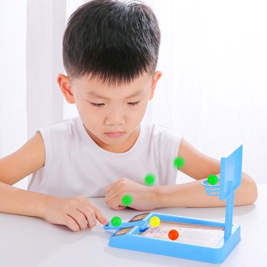 Tabletop Basketball Game Toy Novelty & Interesting Mini Desktop Basketball Shoot Game Parent-child Interactive Indoor Sports Leisure Toys for Kids
