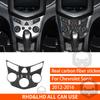 For Chevrolet Sonic 2012-2016 Real Carbon Fiber Sticker Central Air Conditioning Control Panel Car Accessories ide Decorative
