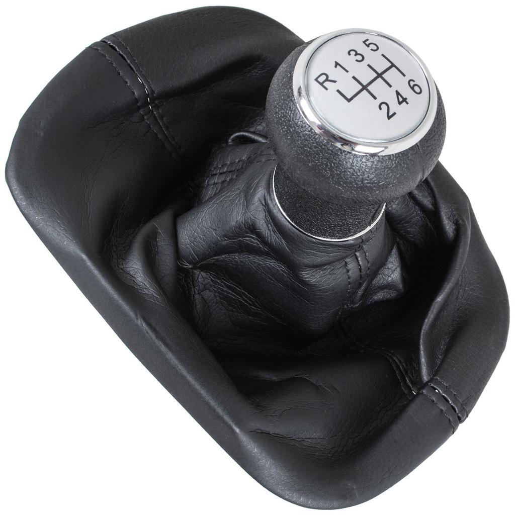 VW Passat B5 FL 00-05 Gear Shift Knob Silver + Gaiter & Frame 6 Speed