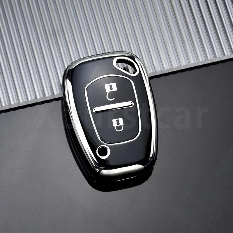 2 Buttons Fashion TPU Car Key Case Cover Shell Protector For Vauxhall Opel Vivaro For Renault Movano Trafic Kangoo Accessories