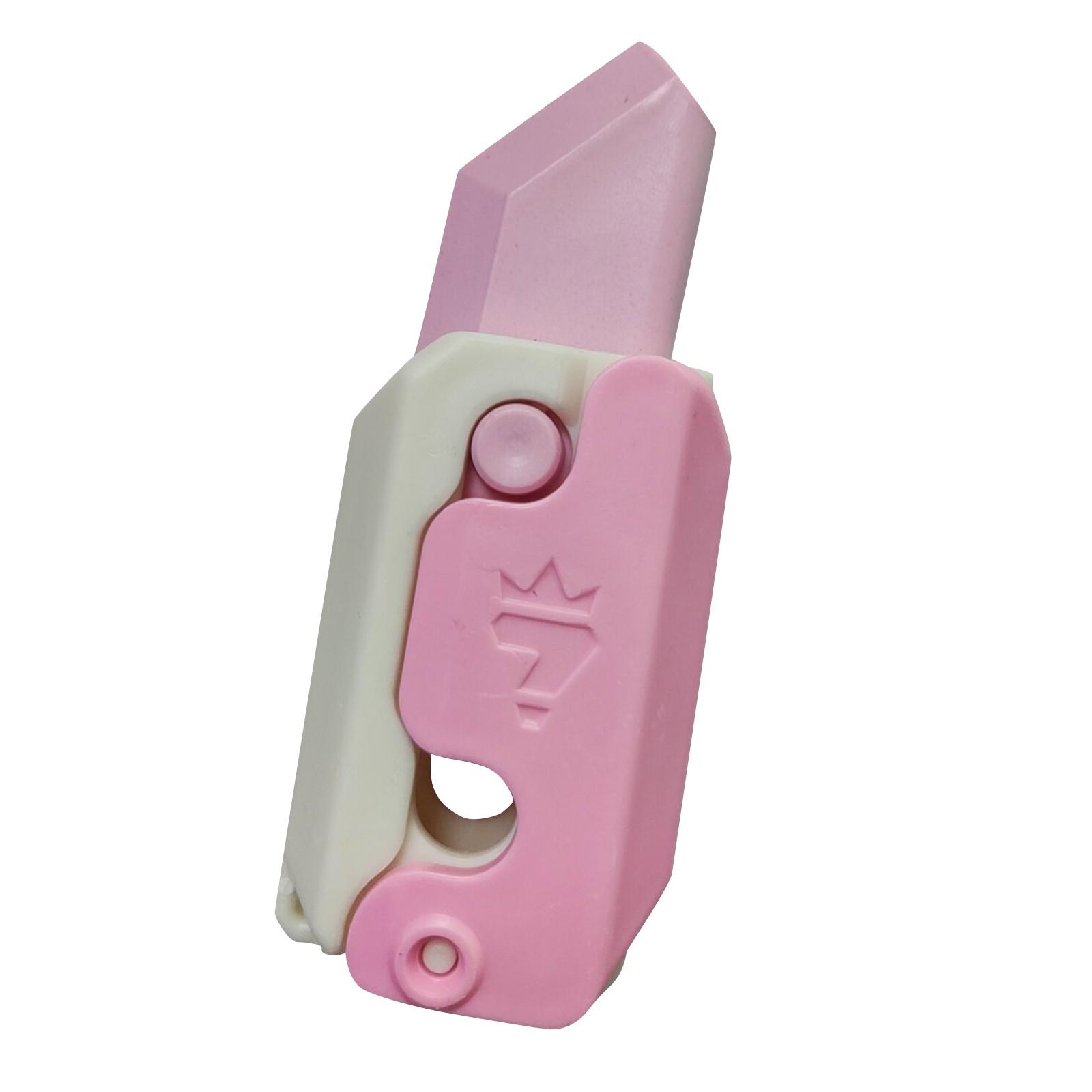 

3D-нож для декомпрессии, маленькая игрушка, 3D-печать, морковный нож One Size розовый