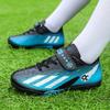 Children's Football Shoes Boys and Girls Low-top Leather Surface Broken Nail Sneakers Grass Game Training Sneakers