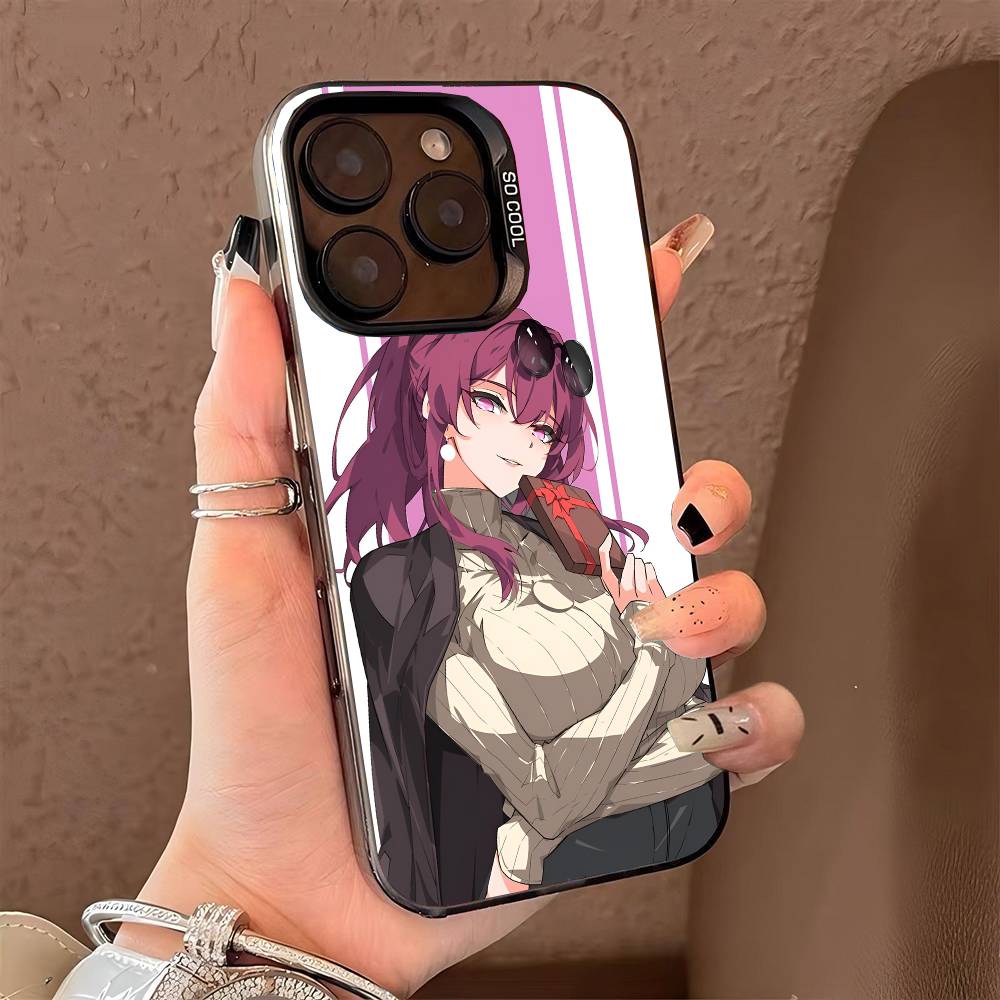 

Чехол для телефона Kafka Honkai Star Rail для iPhone 17 17Air 16 15 14 13 12 11 Pro Max Plus Цветной Серебристый iPhone 16 Pro