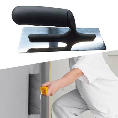 Drywall Trowel Stainless Steel Plastering Construction Tool Comfortable Grip for Mortar