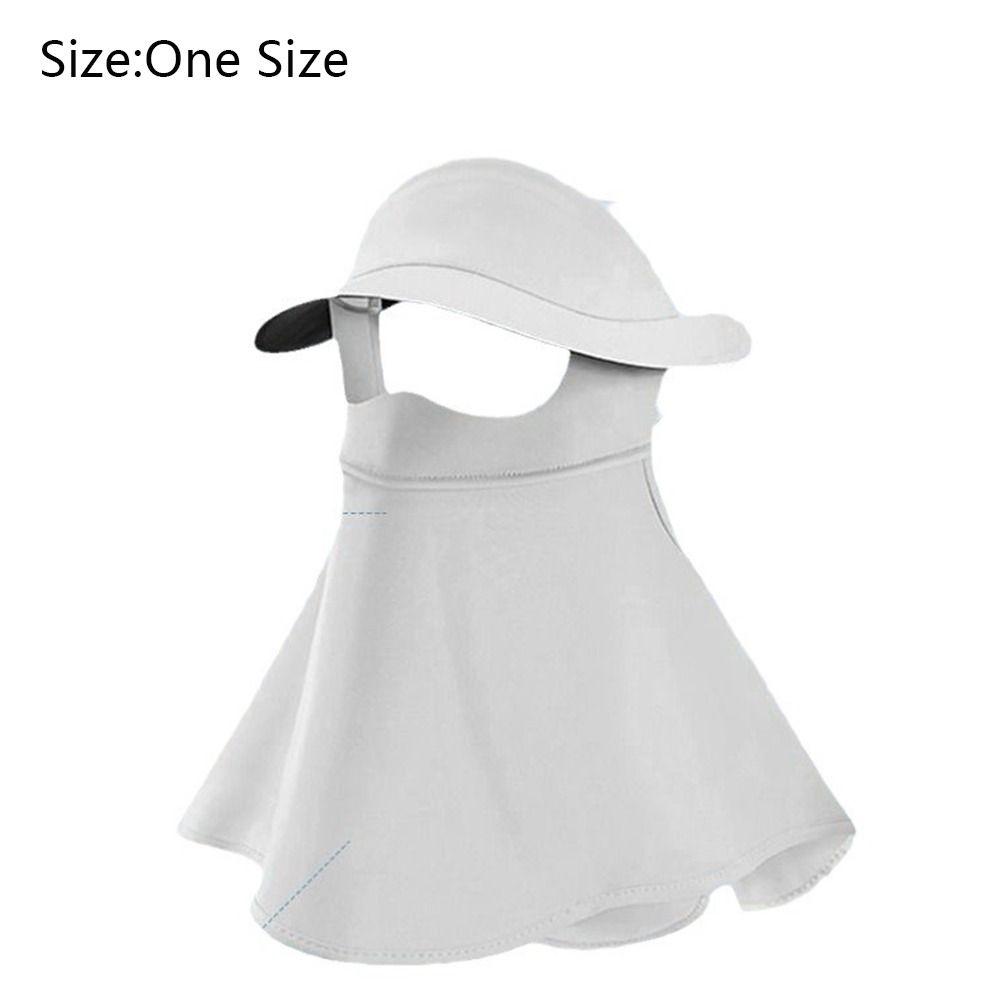 Ice Silk Anti-UV Neck Scarf Full Face Sunshade Face Mask Fashion Sun Protection Mask  Cycling