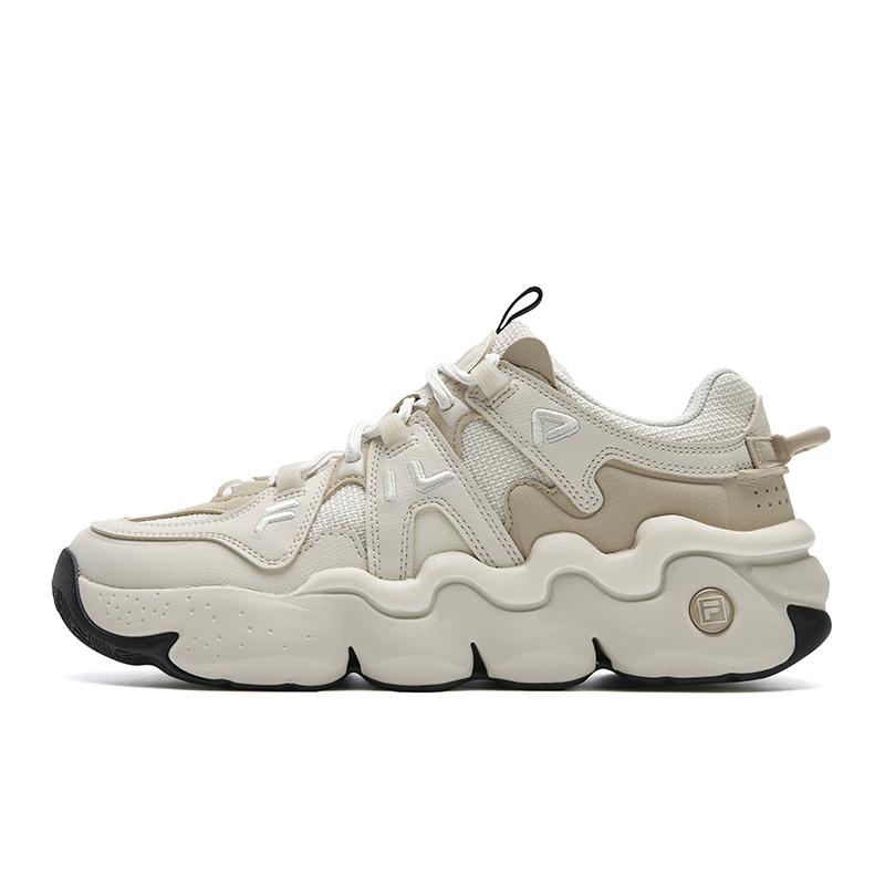 Fila Panini Comfortable Versatile Non-Slip Low-Top Casual Shoes Men Sneaker Beige F12M532163FFA