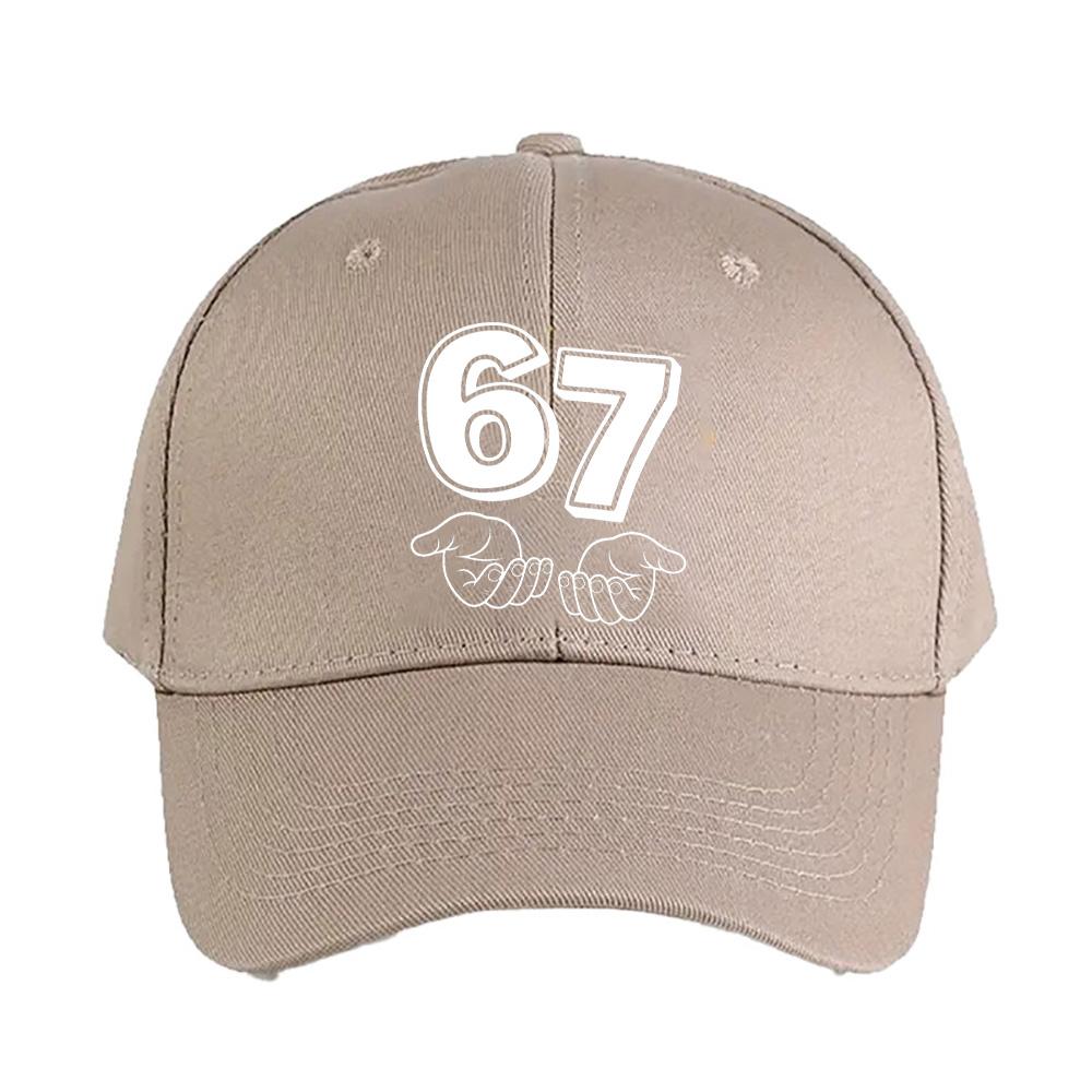 Six Seven Meme Caps Summer Adult Baseball Cap Adjustable with Curved Brim Duckbill Hat Protection Sun Hats