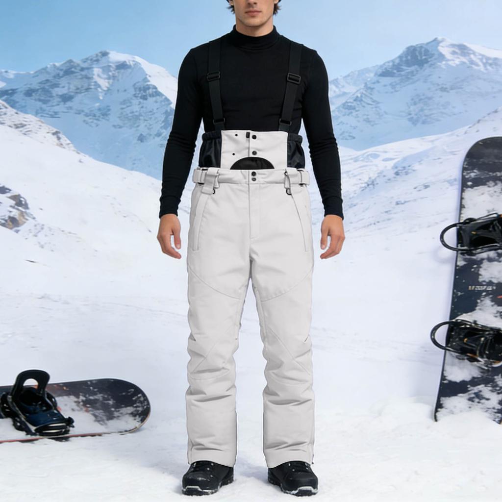 Ski Pants Women Insulated Ski Bib Overalls Snowboarding Pants Adjustable Shoulder Strap Snowsuit