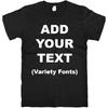 Custom T Shirts Ultra Soft Add Your Text for Men & Women Unisex Cotton T Shirt