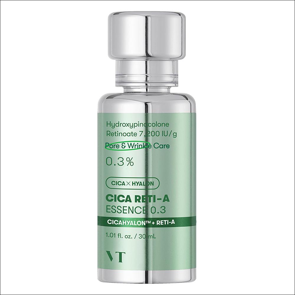 

[VT Cosmetics] Cica Reti-A Essence 0.3 - Intensive Retinol Care for Pore Tightening & Skin Texture, 30ml | Olive s K-beauty 30ml x 1EA