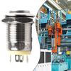 Power Button Switch DIY Equipment Green Metal Button