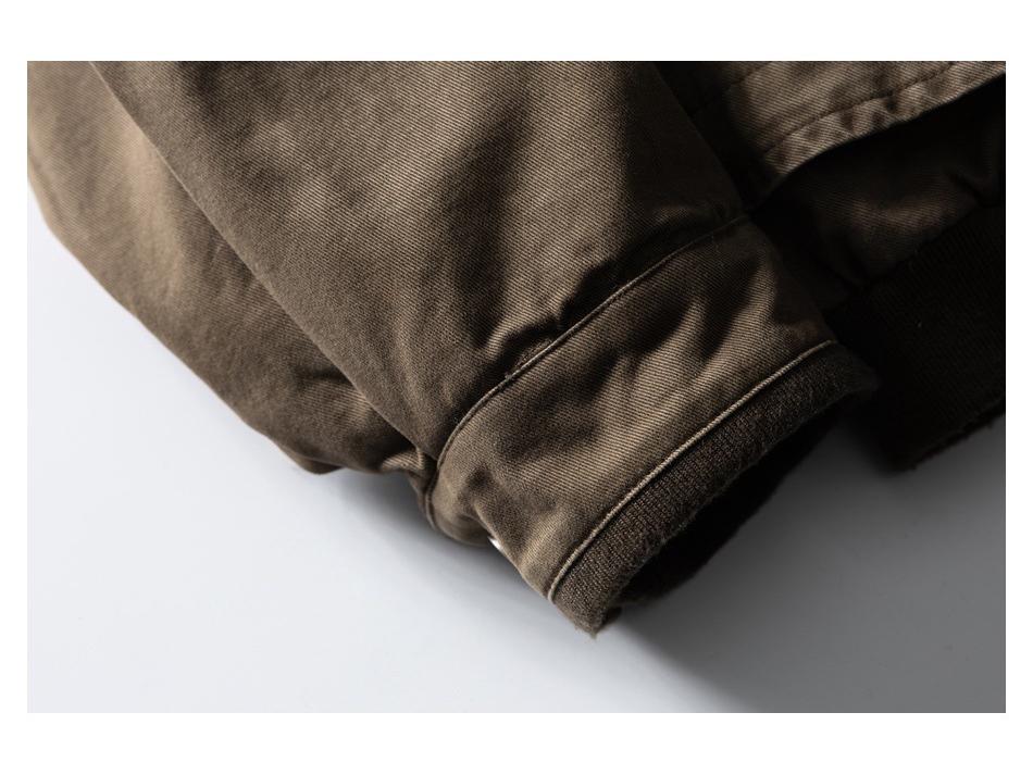SKRSANYU Men's Retro Cotton Lapel Workwear Jacket - SYM1033
