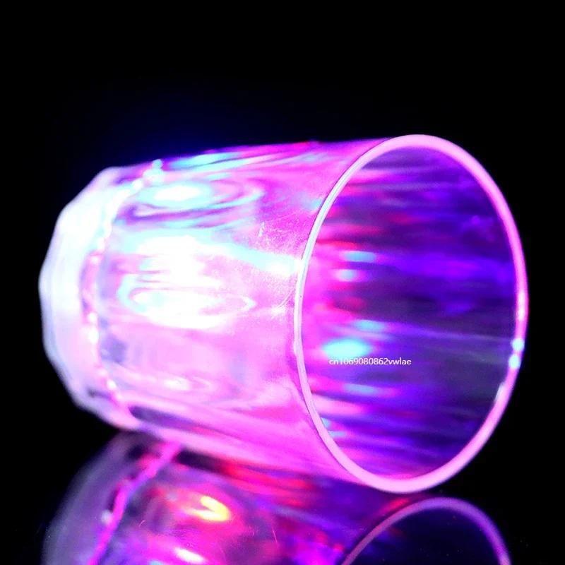 LED Automatic Flashing Cup Sensor Light Up Mug Wine Beer Whisky Shot Drink for Glow Christmas Party Bar Club Birthday Drinkware