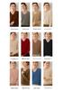 Women's Long Sleeve V-Neck Cashmere Knit Base Layer Top: Versatile, Loose, and Slimming Sweater Innerwear.