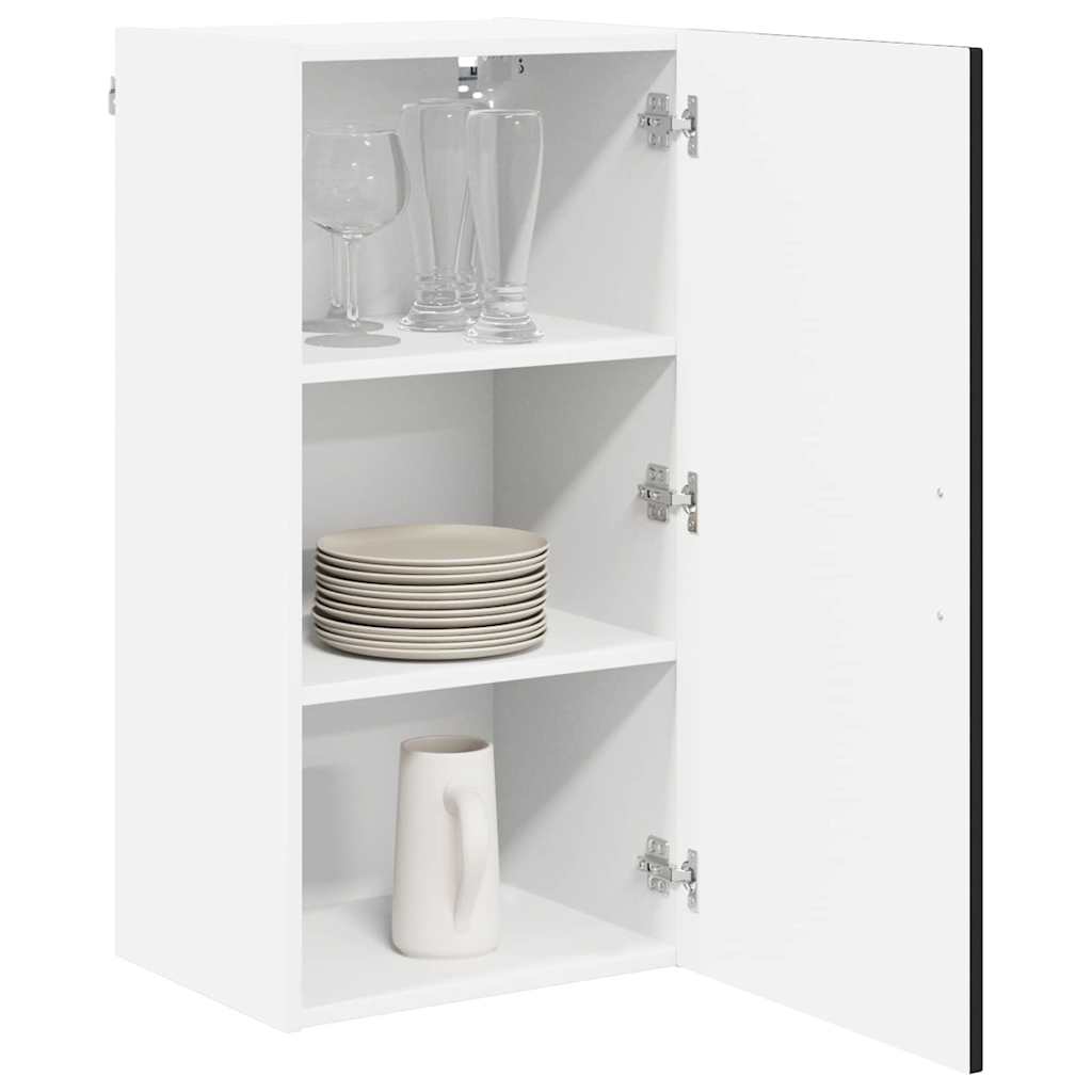 Wall Cabinet LUCCA Black 40 X 31 X 80 Cm Particleboard