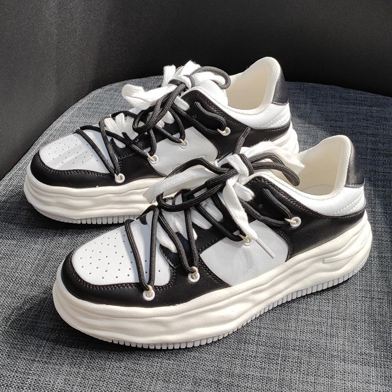 

Dissolved-soled leather women s shoes 2025 spring new shoes women s casual flat-soled single shoes soft leather women s versatile little white shoes 40