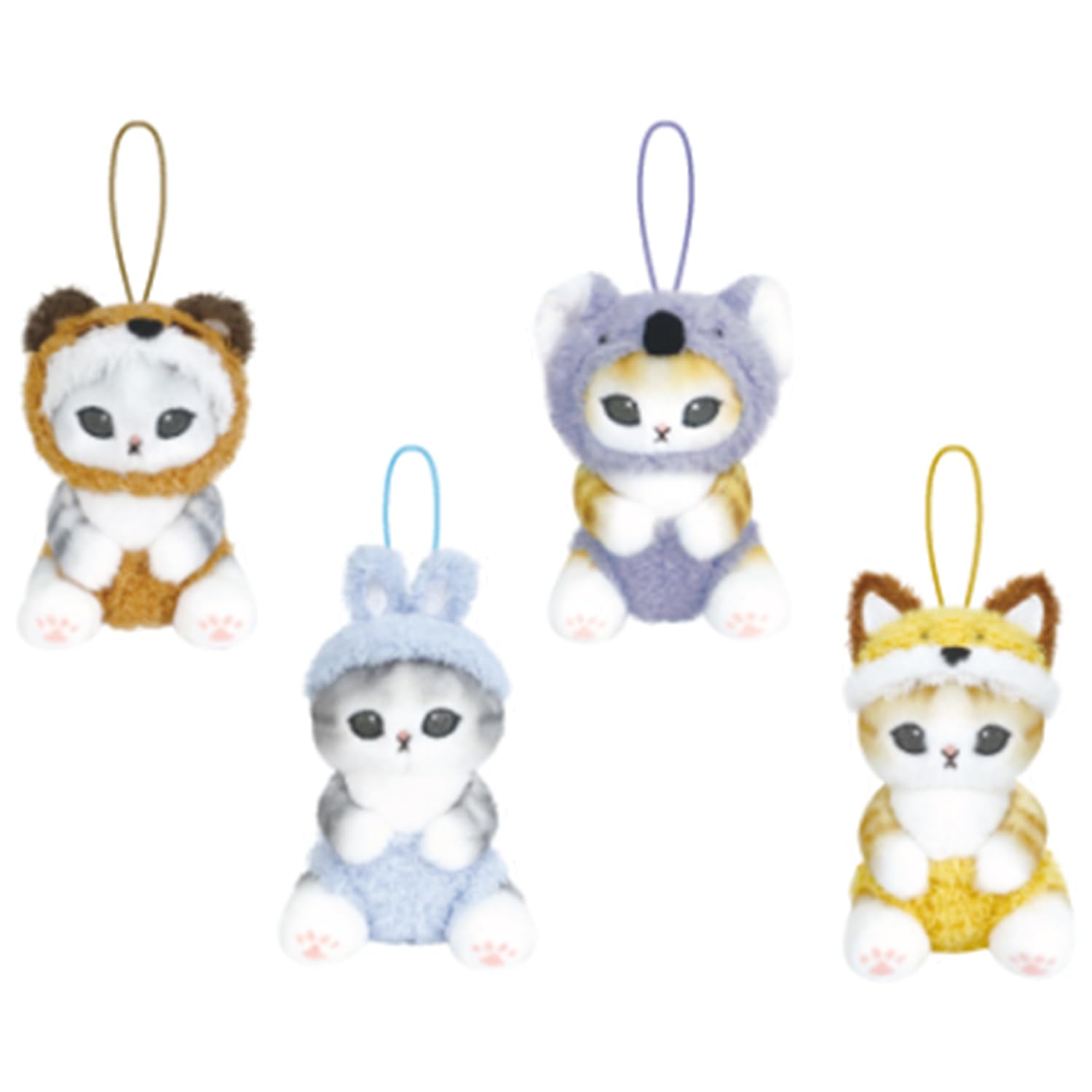 

Nyanpants mascot stuffed set of 4 10cm toy, types, approx.