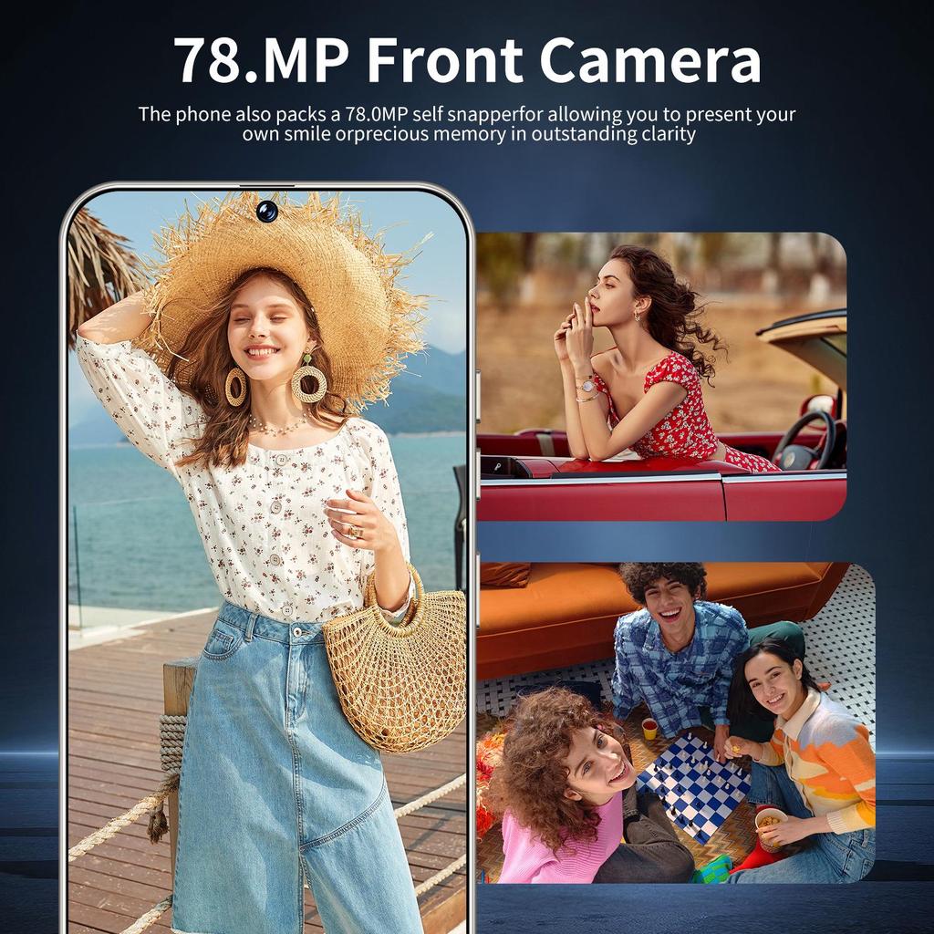 S26 Ultra 5G Smartphone: Android 7.3, 16GB RAM, 1TB Storage, Large Screen, Flagship Model.