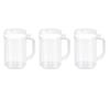 3-Pack Pitchers 24x15x10cm 22-ounce (650ml) Pitchers For Daily Drinks And Water Child-Friendly Function Spill-Proof