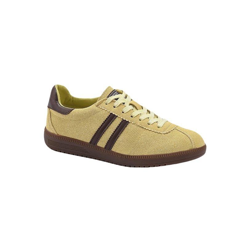 Retro leather German training shoes for women 2025 spring new versatile flat-soled Forrest Gump shoes casual sports low-top board shoes for women