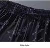 Men's Plus Size Ice Silk Casual Summer Set - Short Sleeve & Shorts