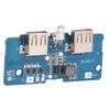 2Pcs 3.7V To 5V Boost Module 2A Dual USB with LED Light for 18650 Lithium Battery
