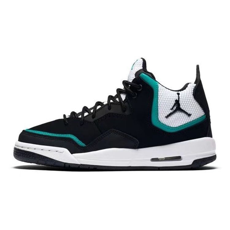 Jordan Courtside 23 PU Synthetic Leather Comfortable Versatile Daily Non-Slip Wear-Resistant Mid-Top Kids Basketball Shoes AR1002-003