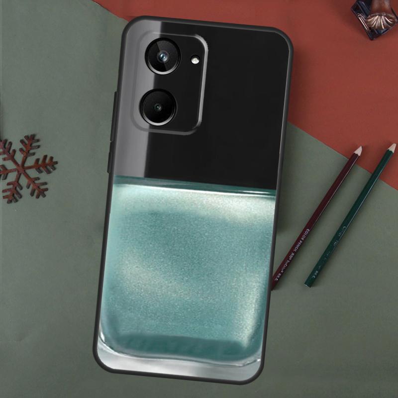 Nail Polish Bottles Collection Case For Realme C75 C65 C67 C71 C63 C61 C55 C51 C53 C35 11 12 13 14 15 Pro Plus GT6 GT7 Pro