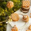 Yousheng Gingerbread Christmas Ornaments Foam Gingerbread Man House Candy Cookie Xmas Tree Hanging Decoration for Christmas Home Decor