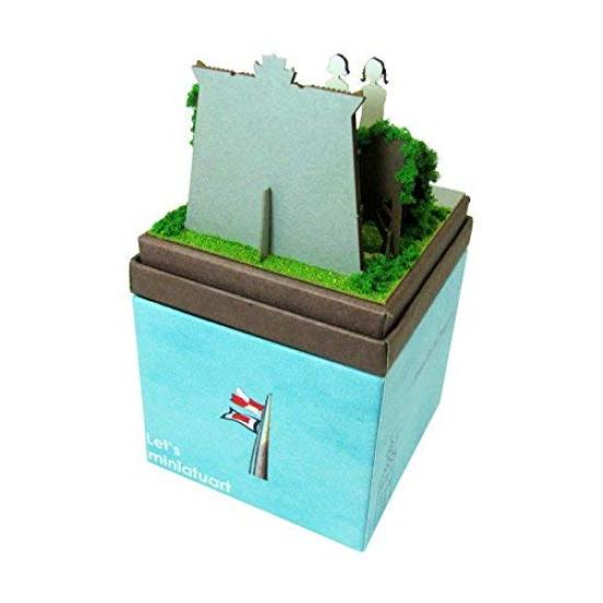 Sankei Studio Ghibli mini De la Dealul Macilor la mare și la cerul Cartierului Latin, meșteșug din hârtie, MP07-79 la scară neesențială
