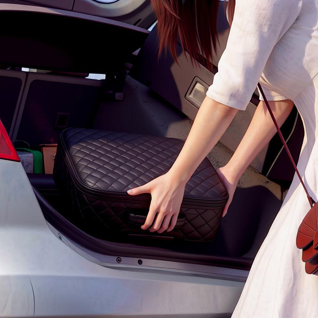 Electric Vehicle Charging Storage Pouch Organizer Designed For Multiple Device Models In Cars And SUVs Easy Cable Management