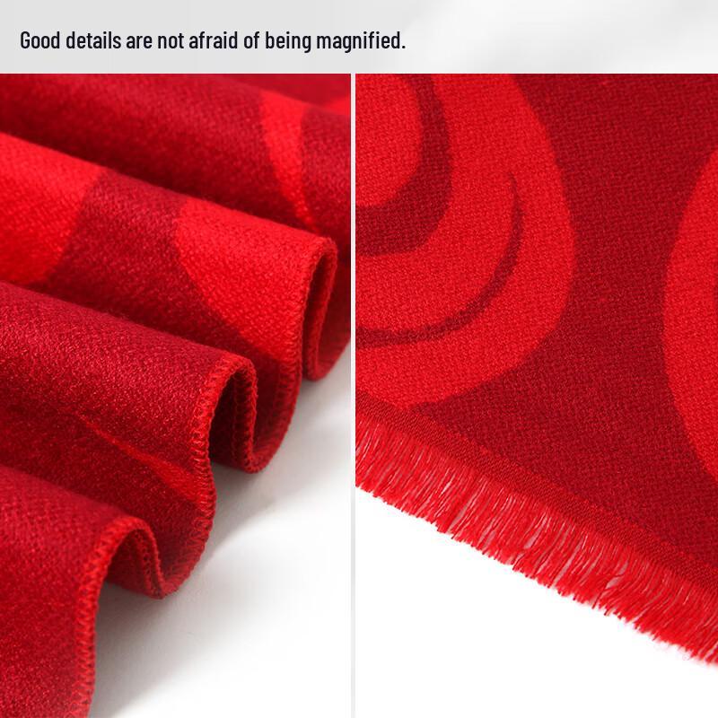 Red Commemorative Scarf & Shawl