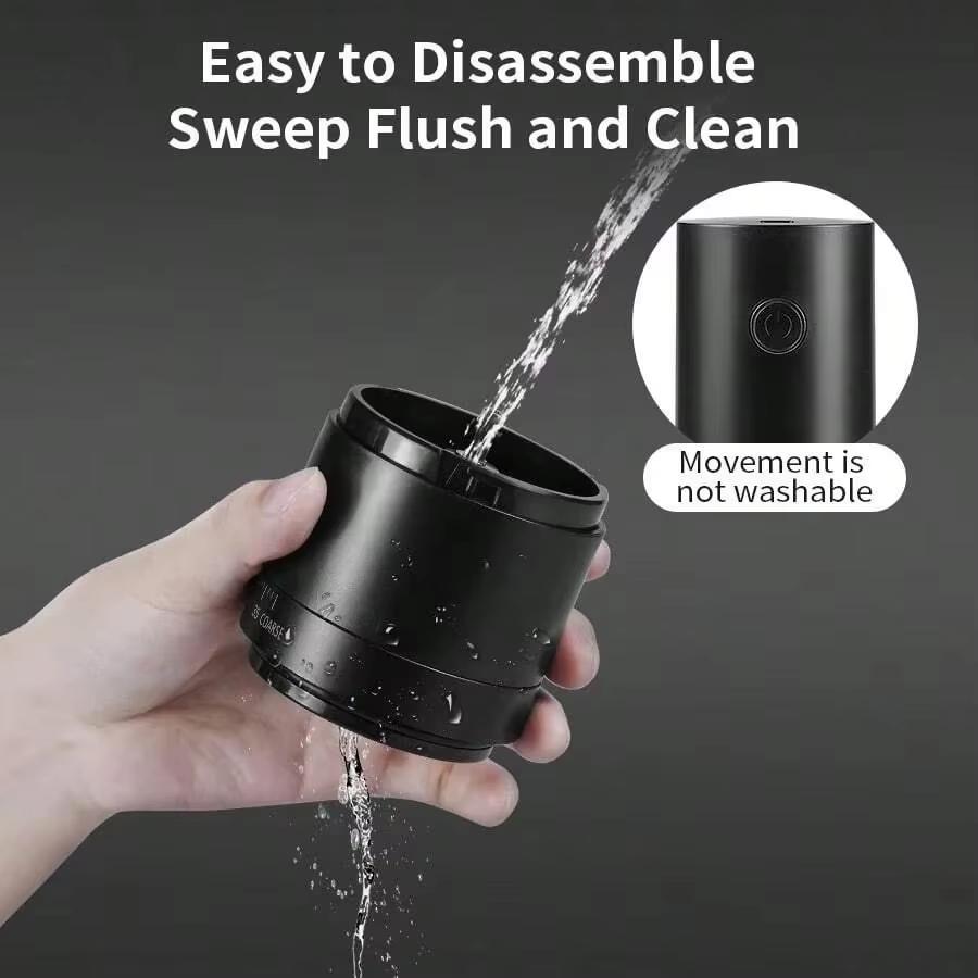 New 1500mAh Electric Externally Adjustable Type-C Charging Burr Grinder Bean Grinding Machine Coffee Maker