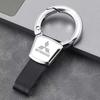 cwnqah1 cwmvjg1 Car Badges Keychain Key Chain Rings Keyring Accessories For Mitsubishi Pajero Outlander XL Montero Lancer Triton Galant Evo ASX