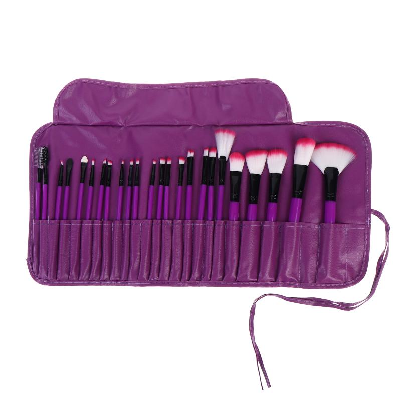 24Pcs Makeup Brush Sets Professional Cosmetics Brushes Eyebrow Powder Foundation Shadows Pinceaux Make Up Tools With Storage Bag