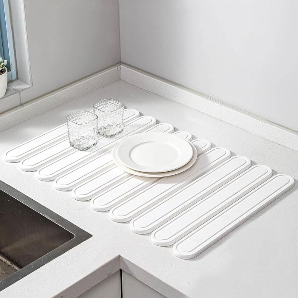 Quick Dry Tableware Drain Pad Diatomite Cup Drain Pad Bath Mat Dish Drying Mat  Vegetable