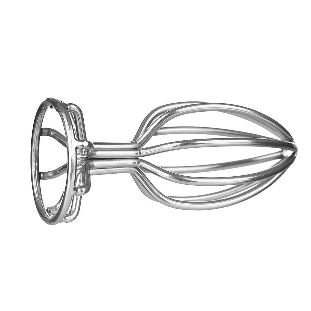 SM Metal Sexy round Bottom Hollow out Butt Plug Back Court Anal Expansion Flirting Training out Alternative Adult Supplies
