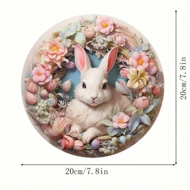 Decorative Metal Wall Art Sign 20x20 Cm Tin Painting