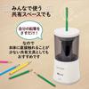 Plus Pencil Sharpener Electric Pencil Sharpener Automatic SASITEMI Ivory FS-760 84-019