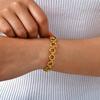 Jewelry Stainless Steel Interlocking Gold Bracelet Ladies Fashion Br-2394