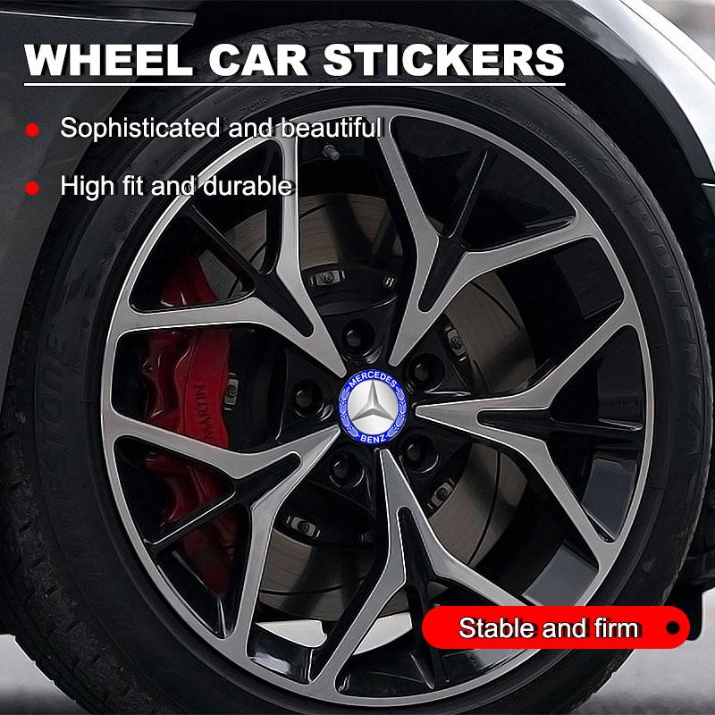 4ks 56mm Hliníková slitina Auto Kolo Středová Nálepka Nábojová Nálepka Pro Mercedes Benz GLE GLC A B C E Třída W176 W246 W205 W213 AMG Styling Auta