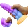 Twist Mini Sex Product Silicone Mixed Color Anal Sex Toys Adult Male and Female Thread Anal Expansion Masturbation Device